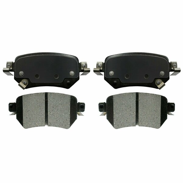 R/M Brakes BRAKE PADS OEM OE Replacement; Ceramic MGD1808C